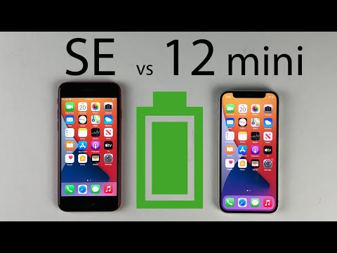 iPhone 12 Mini vs iPhone SE 2020 Battery Life DRAIN Test