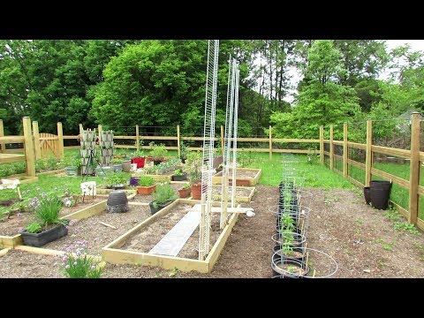, title : 'How to Build An 8 Foot Garden Trellis for $15: Grow Your Melons, Beans & Cucumbers Vertically!'
