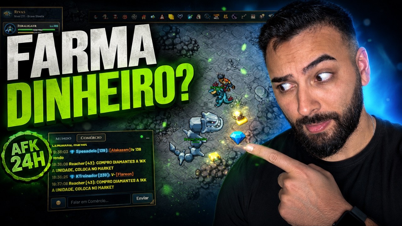 Pokémon com RMT? O jogo farma até OFFLINE!