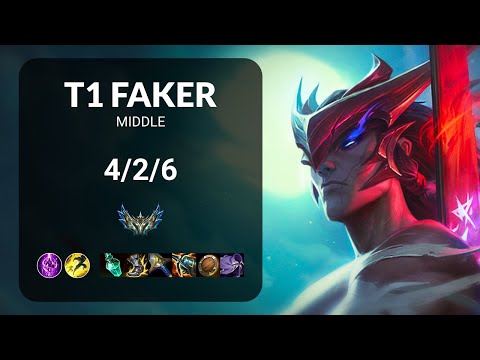 T1 Faker Yone vs Akali MIDDLE - KR CHALLENGER Patch 13.19