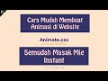 Tutorial Animate CSS : Cara Membuat Animasi di Website dengan Mudah