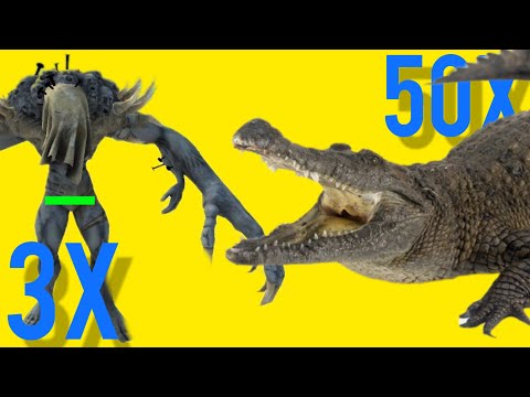 3 scourge VS 50X crocodiles! ARBS mobile | Animal Revolt Battle Simulator