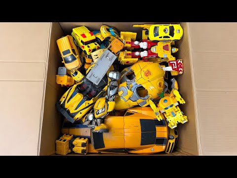 BOX Full Yellow BUMBLEBEE Transformers Robot Car Tobot Toys - Mini Robot Adventure: Excavator Rescue