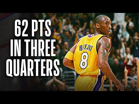 Remember When Kobe Scored 62 points In 3 Quarters? 🔥