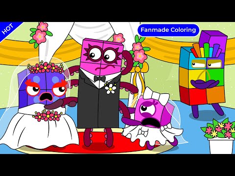 Don't Feel Jealous, NB 7! Numberblocks Fanmade Coloring Story