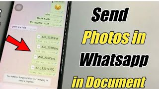 How to send Photos in Document Format in ios | iPhone | Malayalam