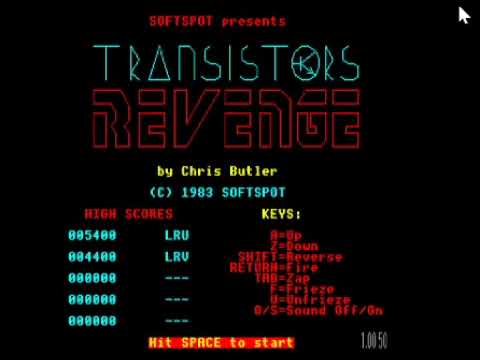 Transistors Revenge (Acorn BBC Micro). Score: 29 500. Level: 6.