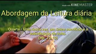 Abordagem da Leitura diária (Quarta-feira) Lição 10
