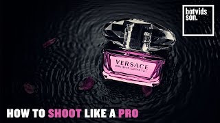 How to Photograph Versace Perfume – Lighting Tutorial