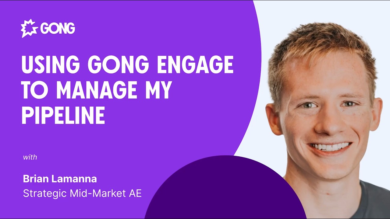 Using Gong Engage to Manage My Pipeline // How Gong Uses Gong video thumbnail