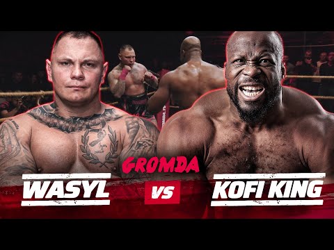 Polski WOJOWNIK vs afrykańska BESTIA. GROMDA 21: KOFI KING vs WASYL I Brutalny nokaut I CAŁA WALKA