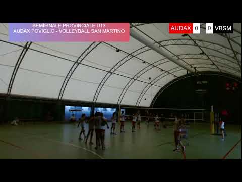 SEMIFINALE PROVINCIALE U13 AUDAX POVIGLIO - VOLLEYBALL SAN MARTINO