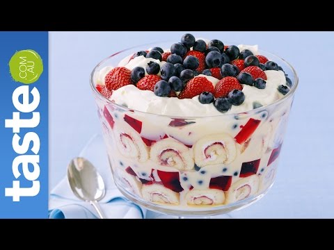 How to make summer berry trifle | taste.com.au