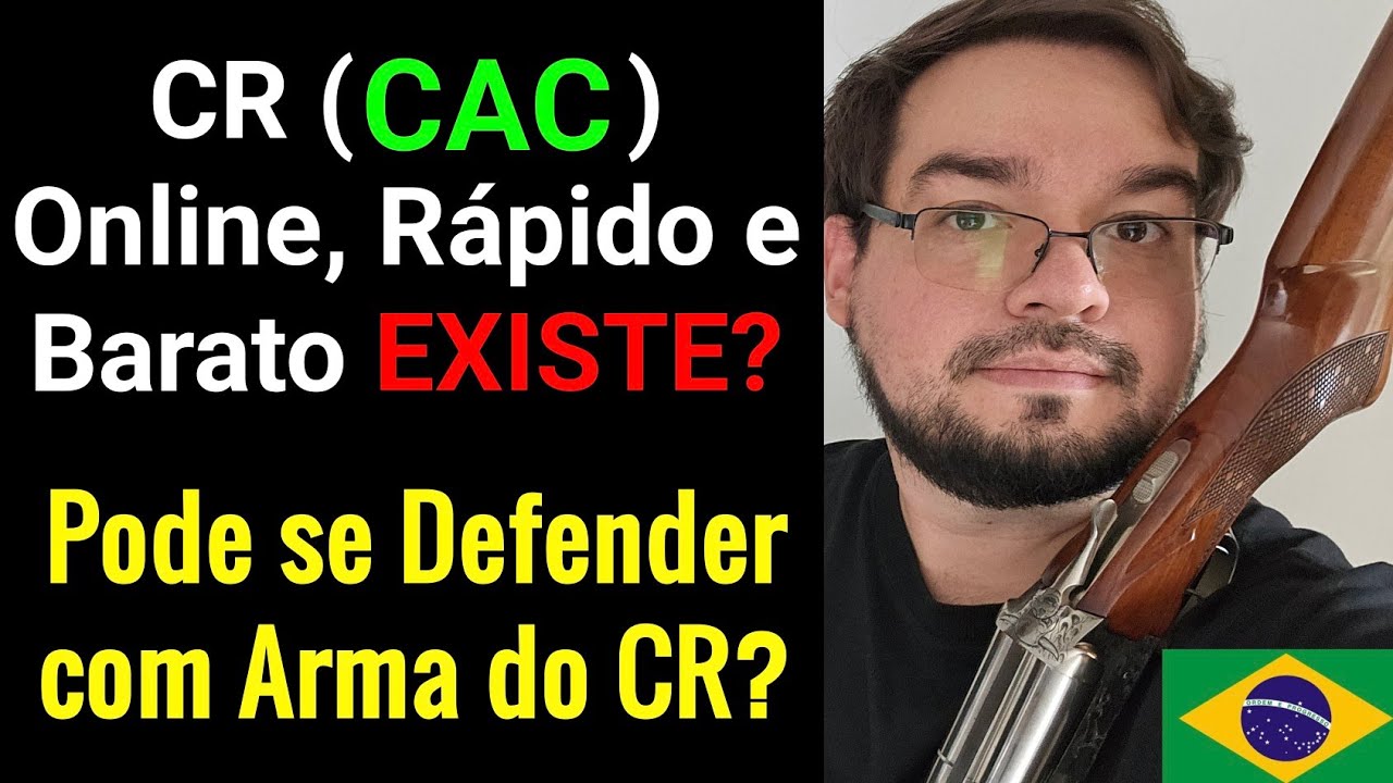 CR (CAC) Online, Rápido e Barato Existe? Pode se Defender com equipamento de CAC?