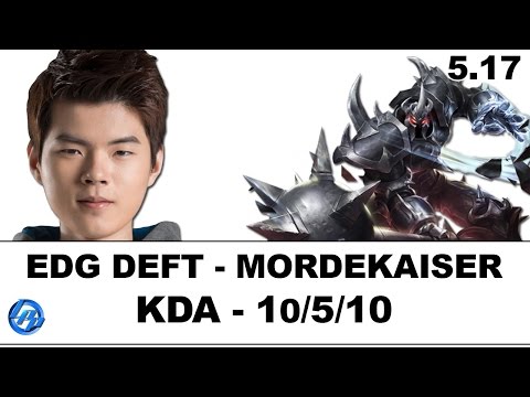 EDG Deft - Mordekaiser vs Vayne - Kr SoloQ