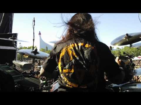 Jason Bittner w/ANTHRAX "Anti-Social" 7/1/12 Mayhem Fest San Fran