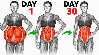 30 Min Full Body Workout for Women 🔥 Lose Belly Fat & Shrink Your Waist by 2 Inches at Home