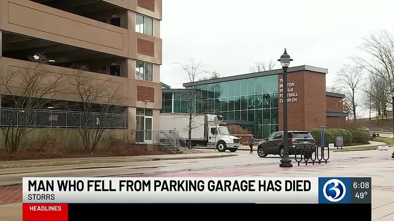 UConn student who fell from campus garage has died