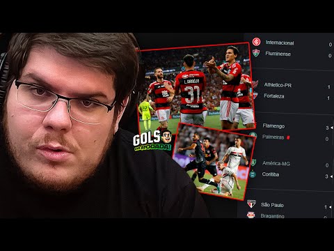 CASIMIRO REAGE: GOLS DA RODADA 33 (08/11) - BRASILEIRÃO 2023 | Cortes do Casimito