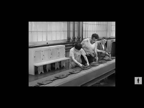 Charlie chaplin swallowed by a factory (1936)