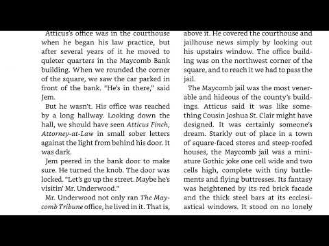 To Kill a Mockingbird - Chapter 15