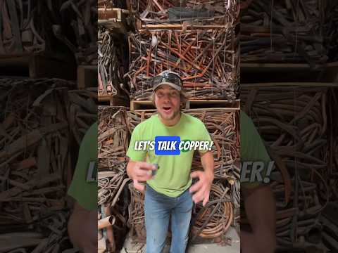 Number one copper Vs. number two copper!!! #copper #shorts #metal #recycle #price