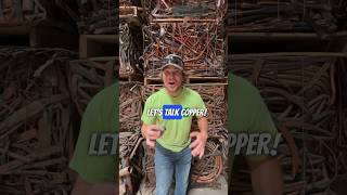 Number one copper Vs. number two copper!!! #copper #shorts #metal #recycle #price