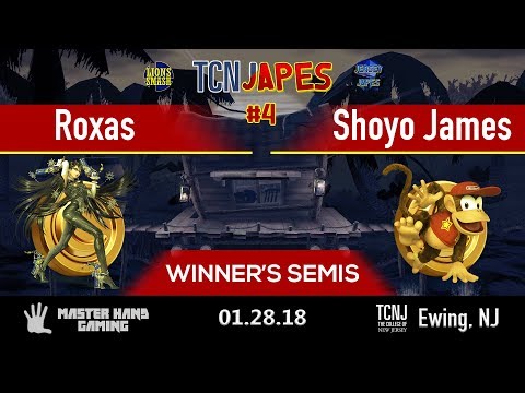 TCNJapes 4 - Shoyo James (Diddy Kong) vs Roxas (Bayo, Marth) - Winner's Semifinals