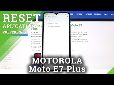 How to Restore App Permissions in Motorola Moto E7 Plus - Reset App Preferences