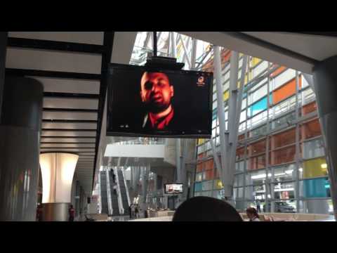 NAY 374,P.Reek,Urg7 Online at Zvartnots International Airport (Kentron TV)