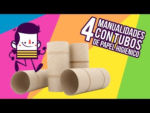 4 Manualidades CON Tubos DE Papel Higiénico ¡Nuevas! ☞ Manualidades Reciclaje MUY Faciles