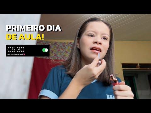 Volta às aulas = frio na barriga + novos começos Vem viver meu primeiro dia de aula comigo! 