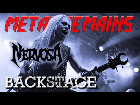Intervista a Mia Wallace di Nervosa 🇮🇹 [Backstage]