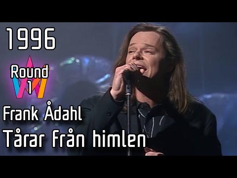Melodifestivalen 1996 – 08a. Tårar från himlen – Frank Ådahl