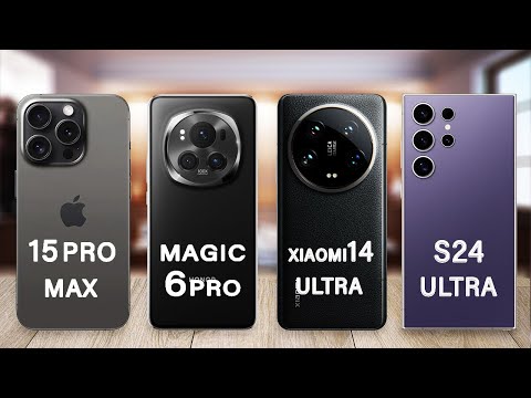 Xiaomi 14 Ultra Vs Samsung S24 Ultra Vs iPhone 15 Pro Max Vs Honor Magic 6 Pro Specs Review