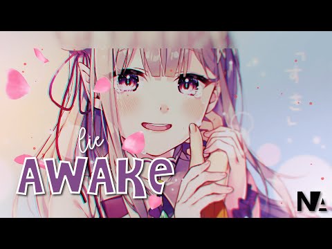 [Nightcore] Lie Awake (lyrics)