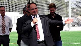 2018 Inauguració de la gespa artificial del camp de futbol de Vinçó