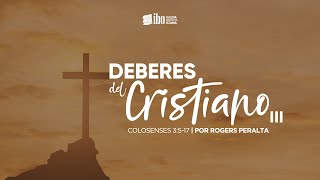 Miniatura del video: Deberes del Cristiano (3) | Colosenses 3:12-15 | Rogers Peralta
