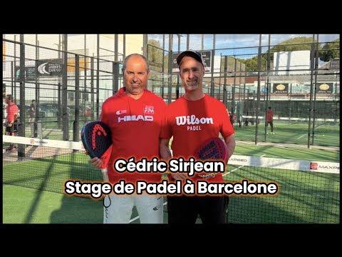 🎾Cédric en stage de padel à Barcelone🎾