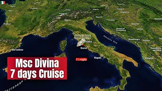Msc Divina 7 nights Mediterranean Cruise from Civitavecchia May 2026