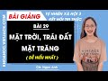 Tự nhiên xã hội lớp 3 Bài 29: Mặt Trời, Trái Đất, Mặt Trăng