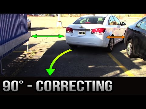 90 degrees Parking - How to Correct Yourself