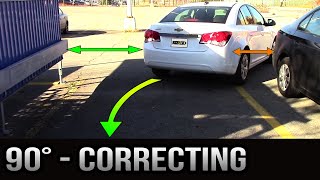 90 degrees Parking - How to Correct Yourself