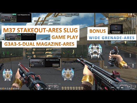 M37 Stakeout-Ares Slug and G3A3-S-Dual Magazine-Ares Game Play on CrossFire Philippines 2019
