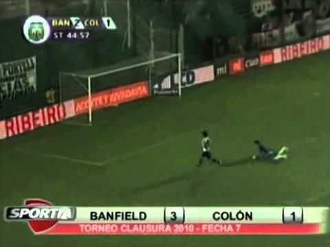 Ruben Ramirez - Banfield vs Colon - Gol 2 - Clausura 2010
