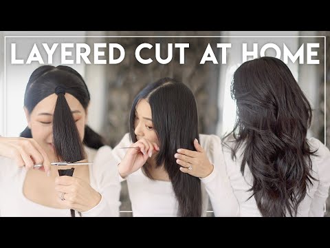 HOW I CUT MY OWN HAIR AT HOME (Easiest Long Layers) ✂️