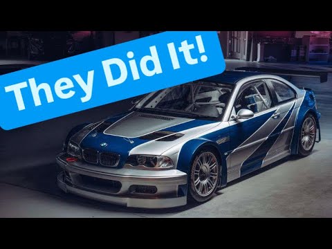 BMW Built a REAL Mostwanted M3 GTR!!!