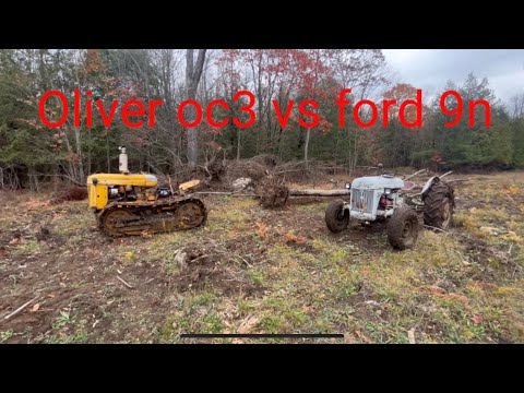 Oliver oc3 crawler vs ford 9n