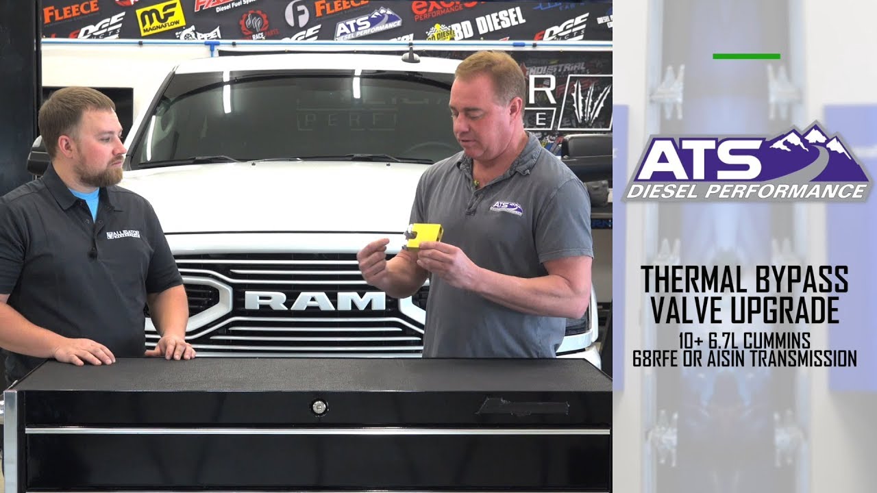 ATS Diesel Thermal Bypass Valve Upgrade for 68rfe and Aisin Transmissions