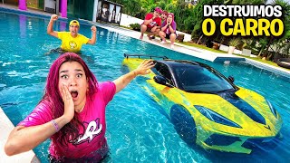 DESTRUIMOS O CARRO DO LEOZIN *Ele chorou ?